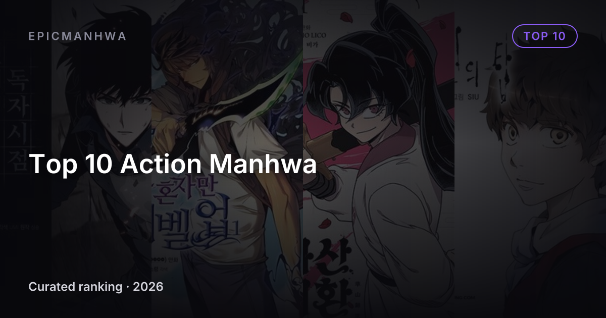 Top 10 Action Manhwa