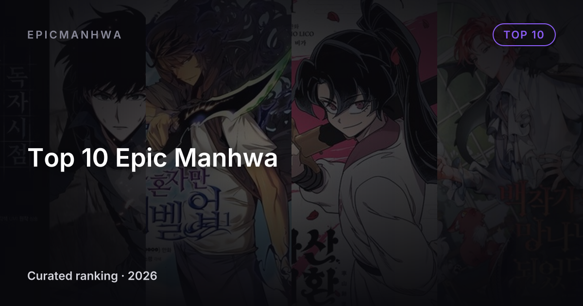 Top 10 Epic Manhwa