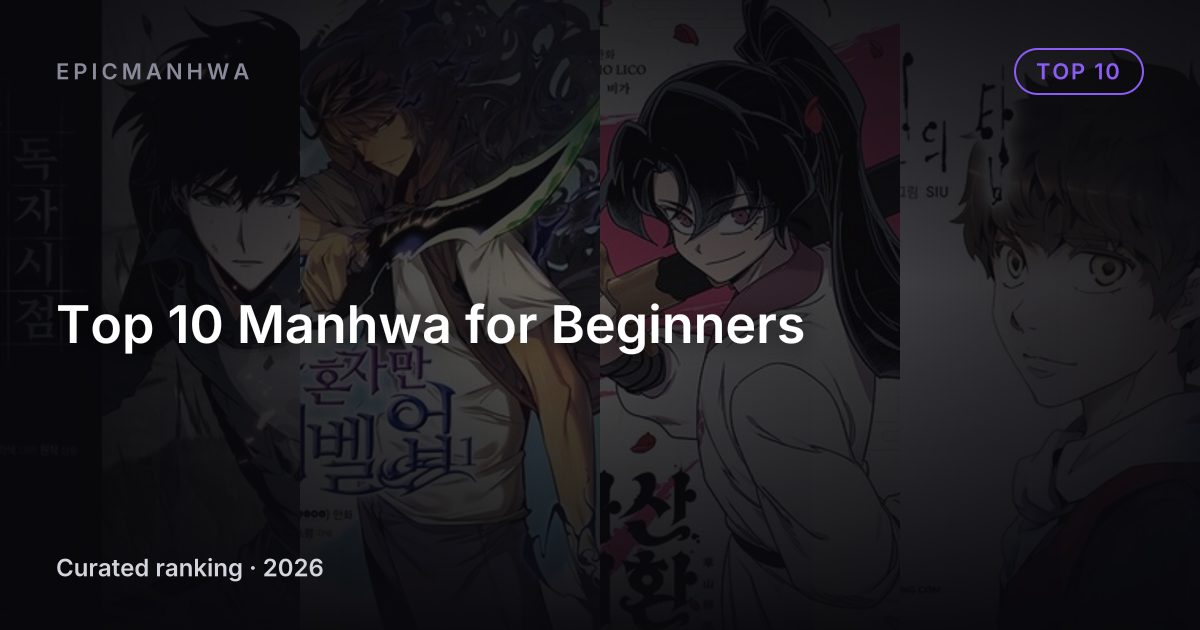 Top 10 Manhwa for Beginners